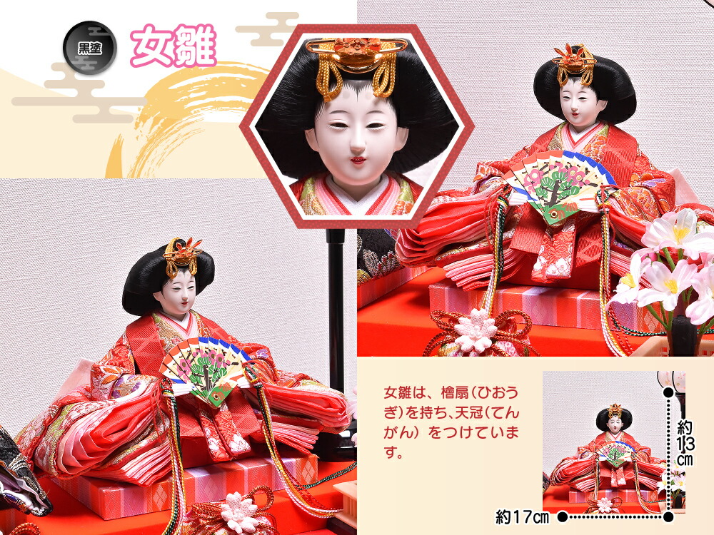 楽天市場】雛人形 コンパクト ひな人形 雛人形 おしゃれ【選べる4種類