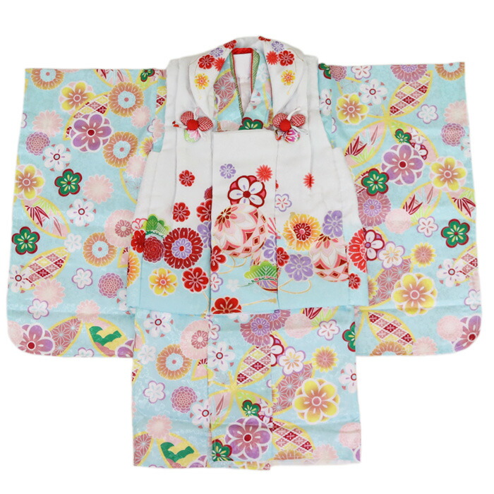 楽天市場】七五三 お祝い 着物 3歳 被布セット 1点物【販売品】（着物