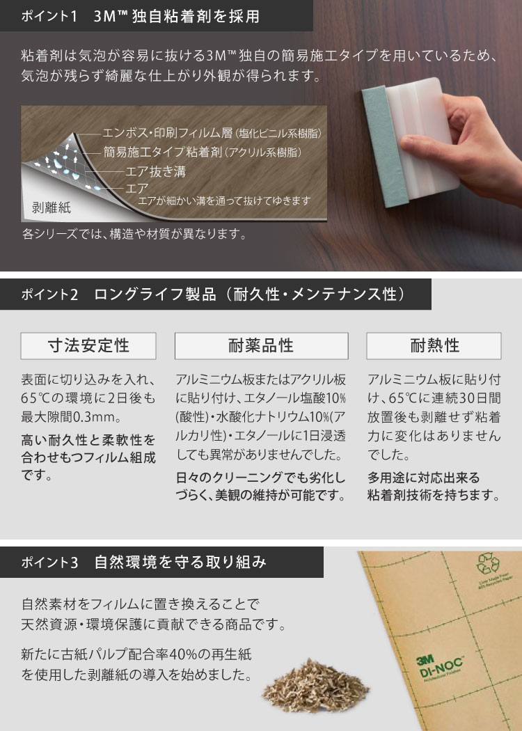 楽天市場】3M ダイノック 日本製 プレミアムウッド 122cm巾 木目調