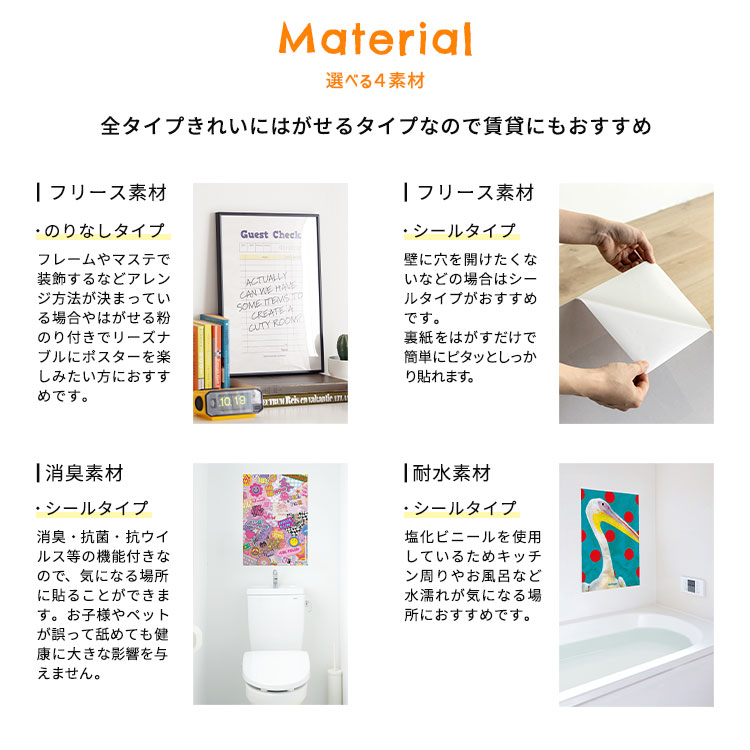 楽天市場】【全品対象クーポン配布中】 はがせるアートポスター サイケ