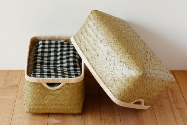 楽天市場】青竹 行李外寸(約)幅49×マチ30×高さ21cm［収納］ : かごや