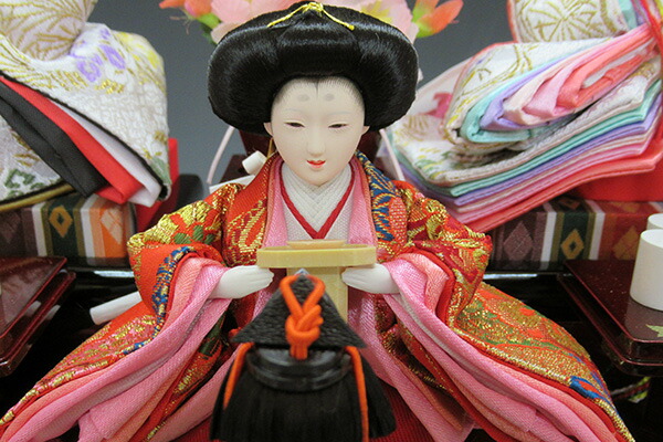 楽天市場】雛人形 ひな人形 K102 オルゴール付き【三人官女】【五人