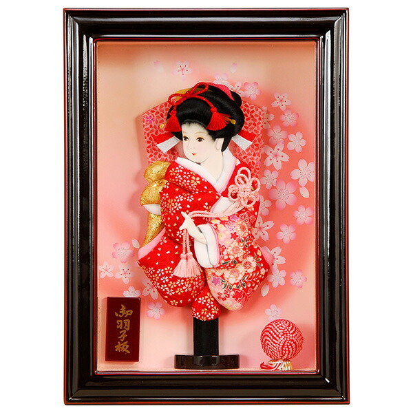 楽天市場】【2026年度新作】羽子板 H38 8号羽子板額飾り 佳月作 初正月