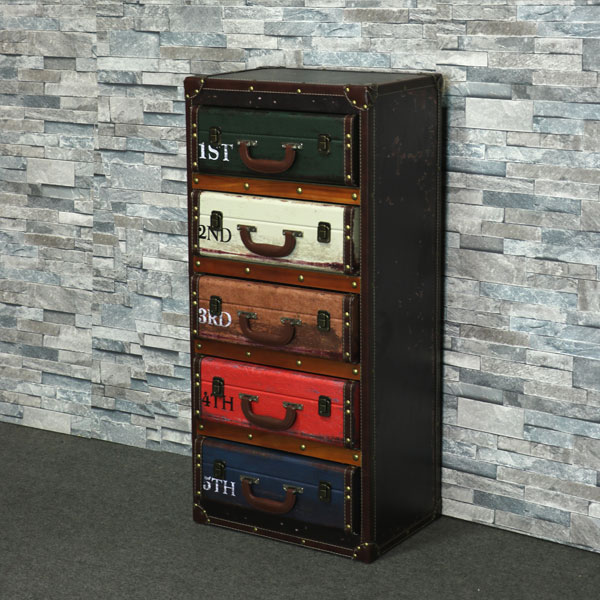 楽天市場】チェスト 5段 タンス 北欧 幅40cm 完成品 白 赤 青 緑 茶