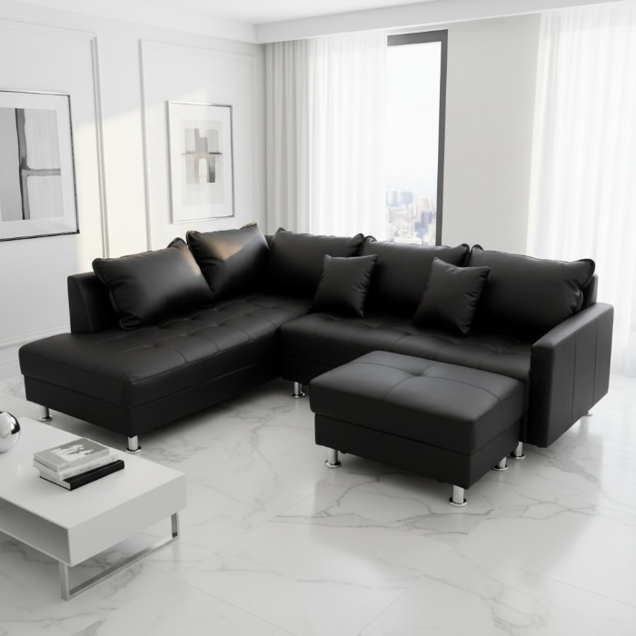 楽天市場】【開梱設置無料】 本革ソファ コーナーソファ 高級レザー