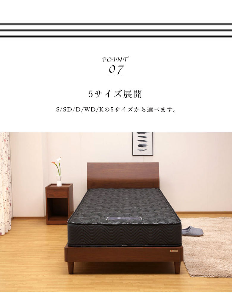 楽天市場】【全品P3倍】 ウォールナット セミダブルベッド ウォルテ