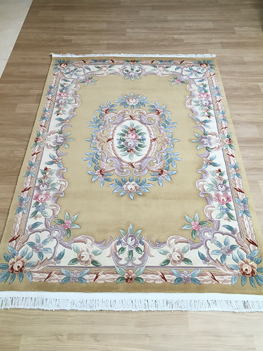 専用Y2690-3 高級中国段通 ウール100% ハンドカット 153×91㎝ 専用