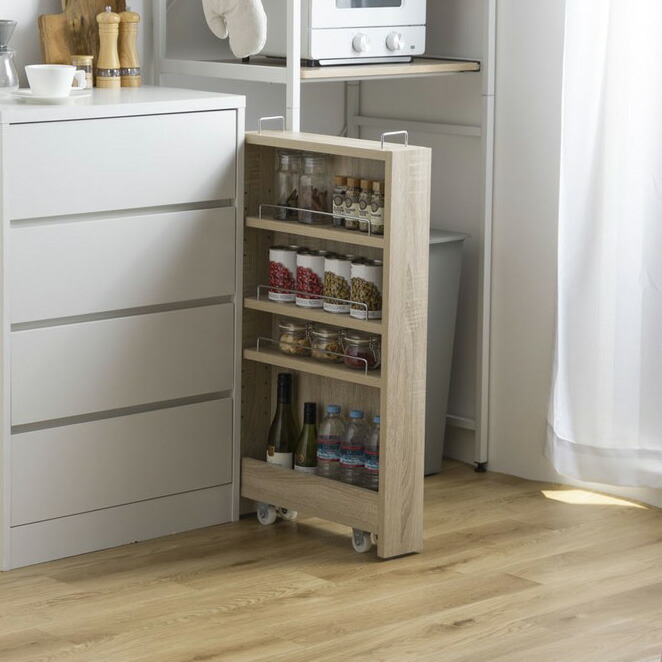 楽天市場】【ポイント7倍！今晩20時開始】ワゴン キャスター付き 4段