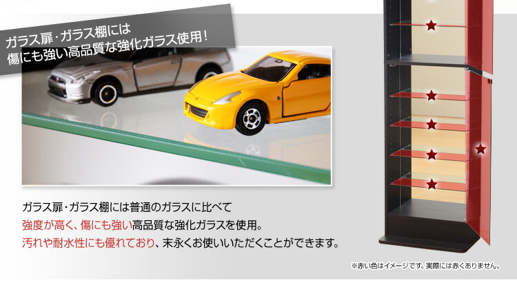 楽天市場】【ポイント7倍！今晩20時開始】コレクションラック 浅型ハイ