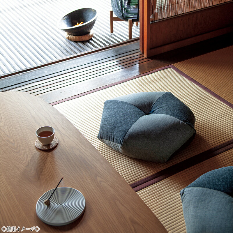 楽天市場】座布団 ざぶとん フロアクッション 五角形 幅55cm 奥行55cm
