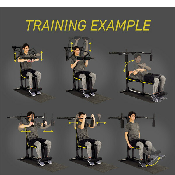 楽天市場】マルチワークアウトジム トレーニングマシン 全身運動 油圧