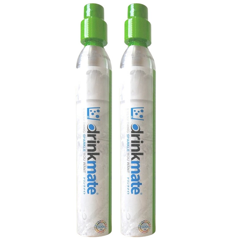 楽天市場】ドリンクメイト ガスシリンダー 新規 予備用 60L 1本 410g