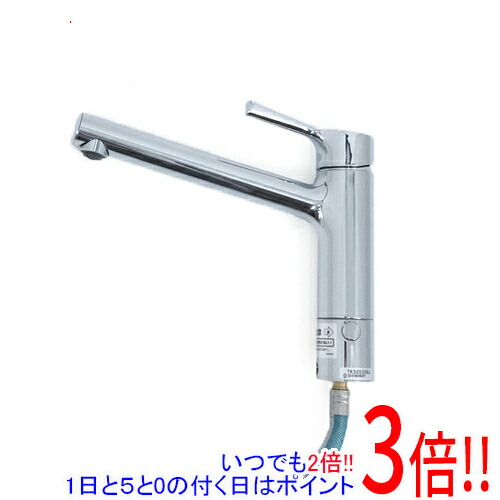 TOTO 台付シングル混合水栓(エコシングル、湯水分岐口付) TKS05309J