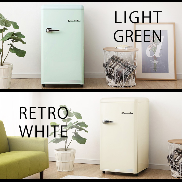 楽天市場】【ブラックのみ】冷凍庫 前開き 60L レトロ Grand-Line 1