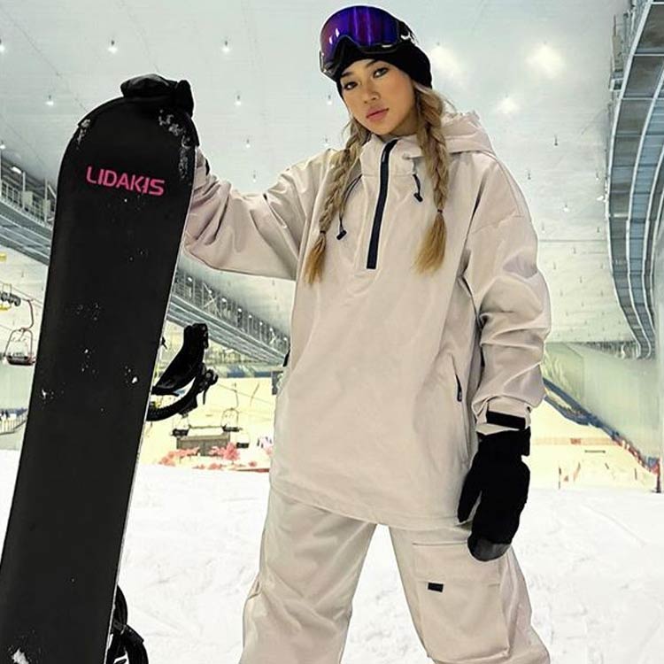 楽天市場】撥水加工 上下セット スノーボードウェア スキースーツ 防風