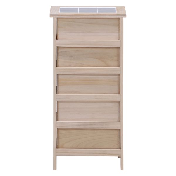 楽天市場】桐製 マルチカラフル5段ボックス シンクエ 2 （入数：1点