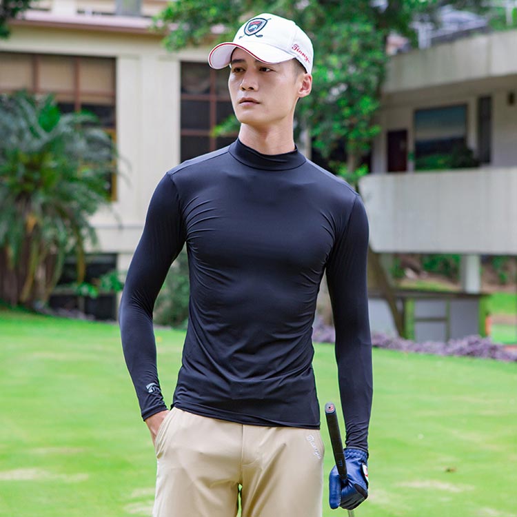 楽天市場】ゴルフウェア メンズ UVカット ゴルフ インナーシャツ 長袖