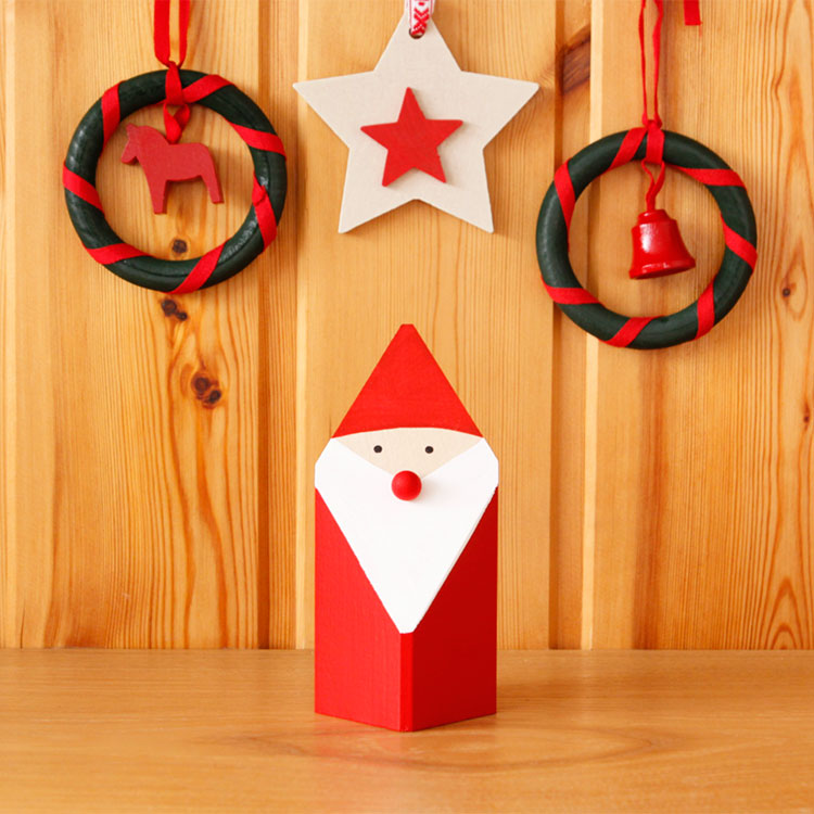 楽天市場】ラッセントレー Larssons Tra 木のサンタ角 S【スウェーデン