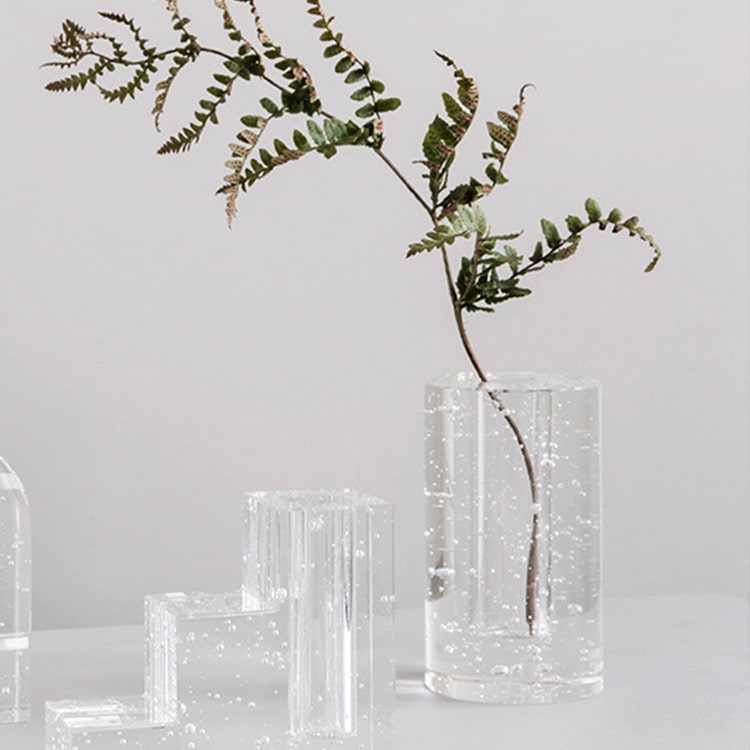 楽天市場】フラワーベース Bubble Glass バブルグラス Cylinder