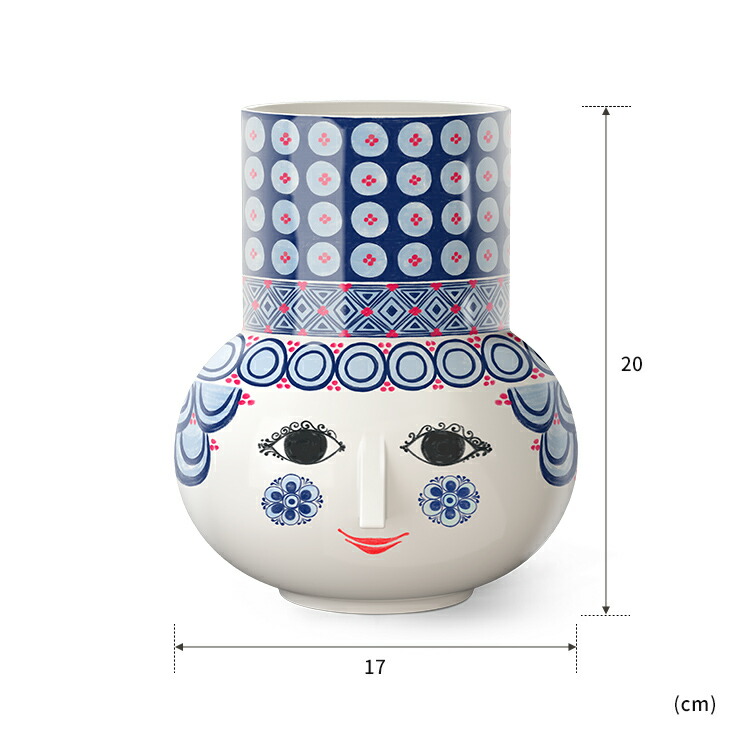 楽天市場】Olga フラワーベース H20cm 花瓶 エヴァベース Eva Vase