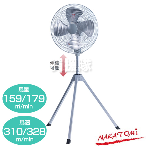 楽天市場】ナカトミ アルミ 工場扇 OPF-45SAZ スタンド型 45cm 全閉式