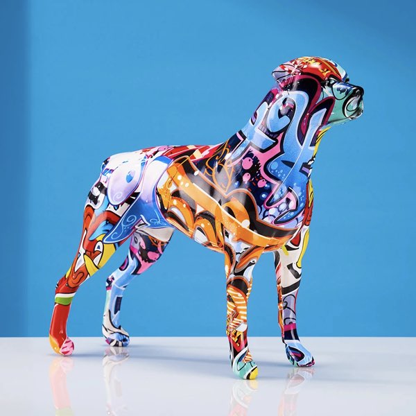 楽天市場】＼P2倍☆3/9まで／【送料無料】オブジェ 犬 大型犬 動物