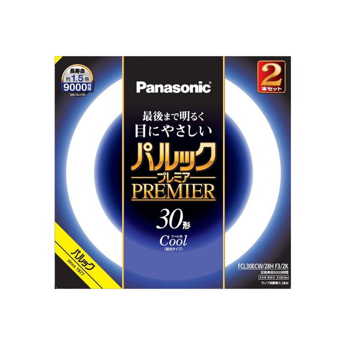 パナソニック パルックプレミア 30形 2本 クール色 FCL30ECW28HF32K
