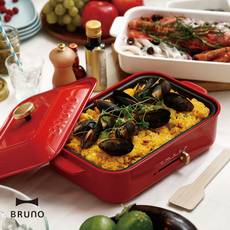 楽天市場】BRUNO コンパクトホットプレート ブルーノ たこ焼き器