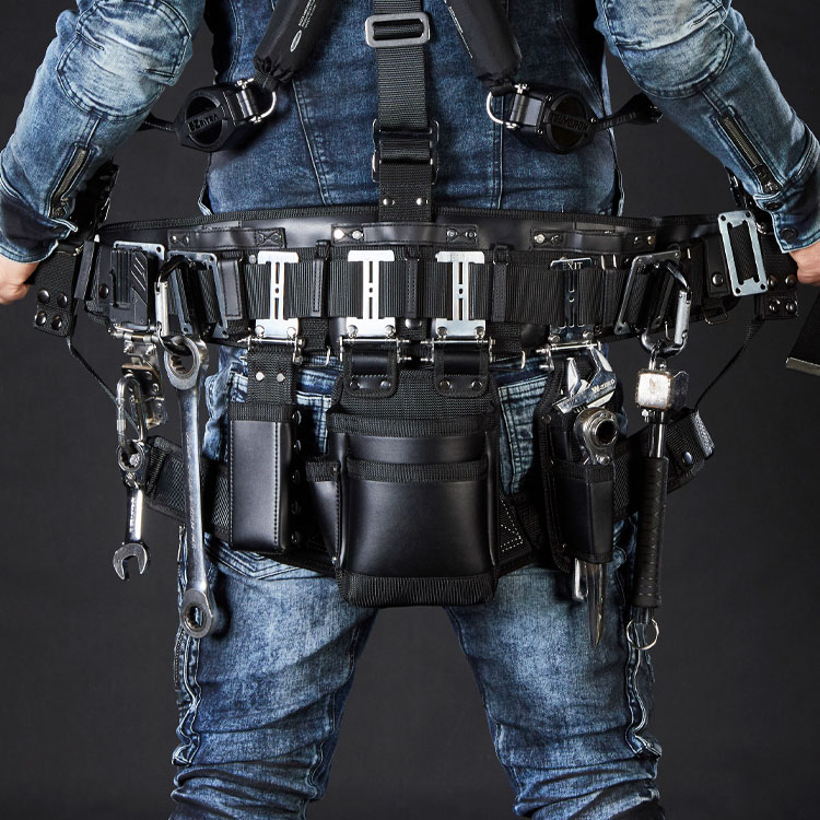 楽天市場】NEXT WORKERZ WORKERZ EXIT 腰袋 2段 S EXTKB02SBK ツール