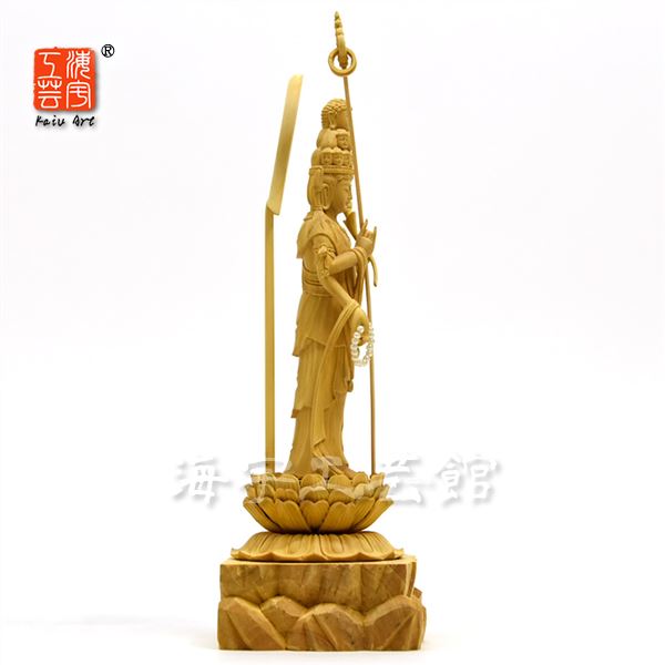 立体の仏像・菩薩像等20体を収めた額縁飾り（珍品）（長寿祈願） 立体