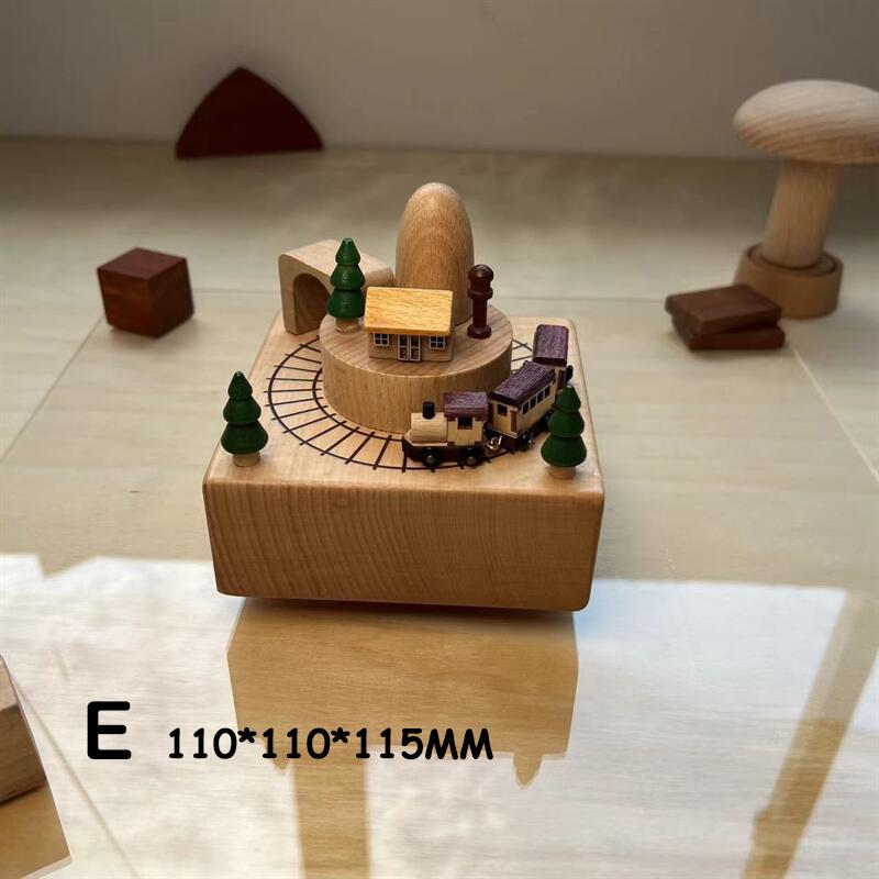 楽天市場】送料無料 木製 オルゴール からくり メカニカル