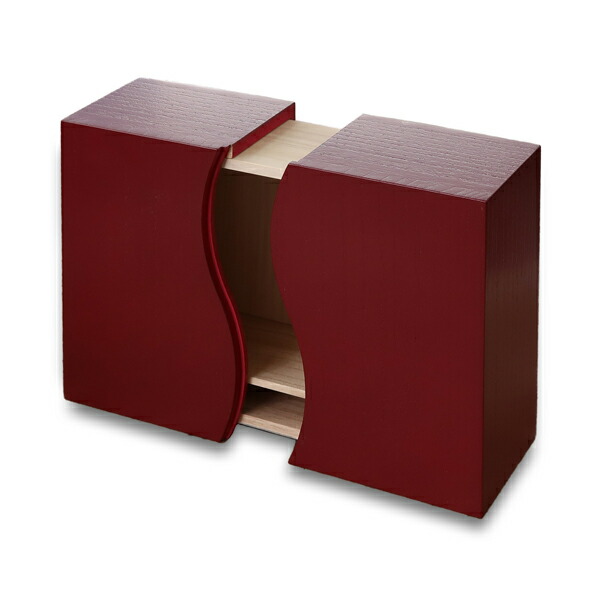 楽天市場】[多目的桐箱] 想ひ箱 赤桐箱 左右開閉式 桐木地無垢材