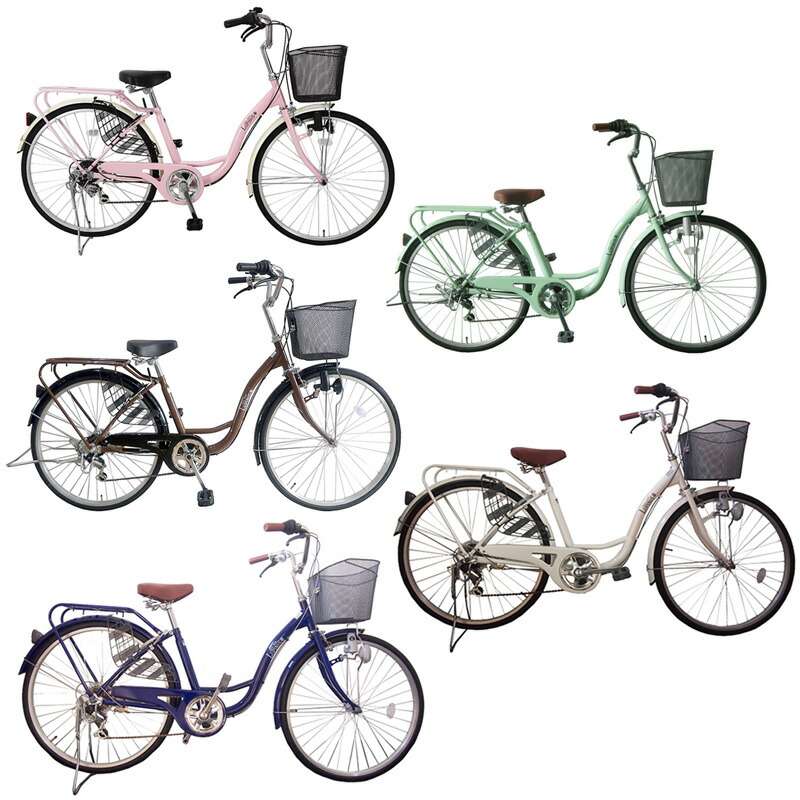 楽天市場】レトロヨーロッパスタイル シティーサイクル シマノ製6段