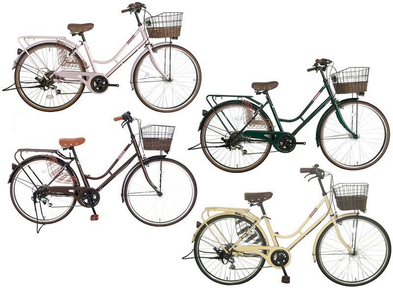 楽天市場】レトロヨーロッパスタイル シティーサイクル シマノ製6段