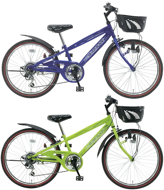 楽天市場】22インチ子供用自転車前かご＆リング錠装備6段変速付きCTB24