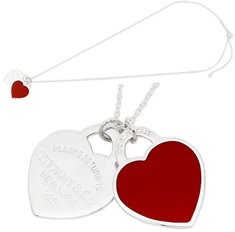 楽天市場】Tiffany&Co. リターントゥティファニーダブルハートタグ