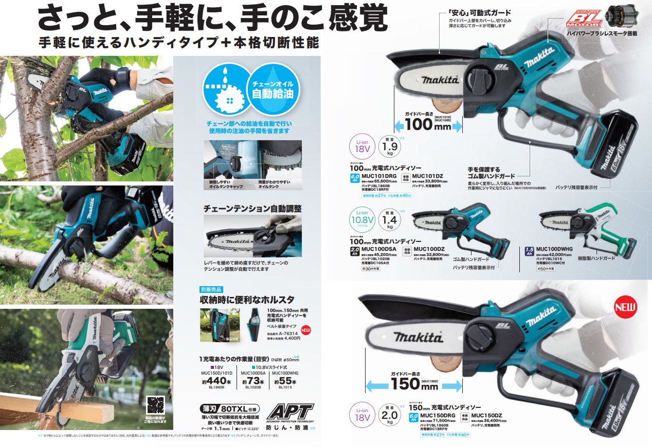 楽天市場】【在庫あり】マキタ ハンディーソー・バック・オイル