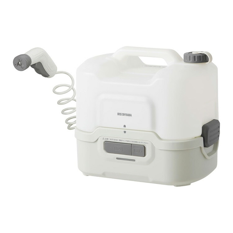 楽天市場】アイリスオーヤマ 充電式ポータブルウォッシャー JPW-T81-W