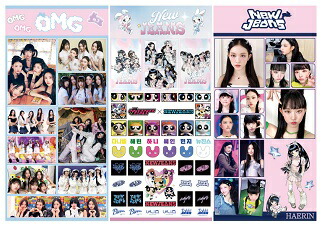 楽天市場】【おまけ付き】NewJeans ステッカー【OMG + GET UP】シール