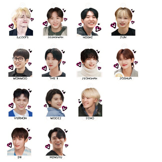 楽天市場】【おまけ付き】SEVENTEEN☆アクリルキーホルダー