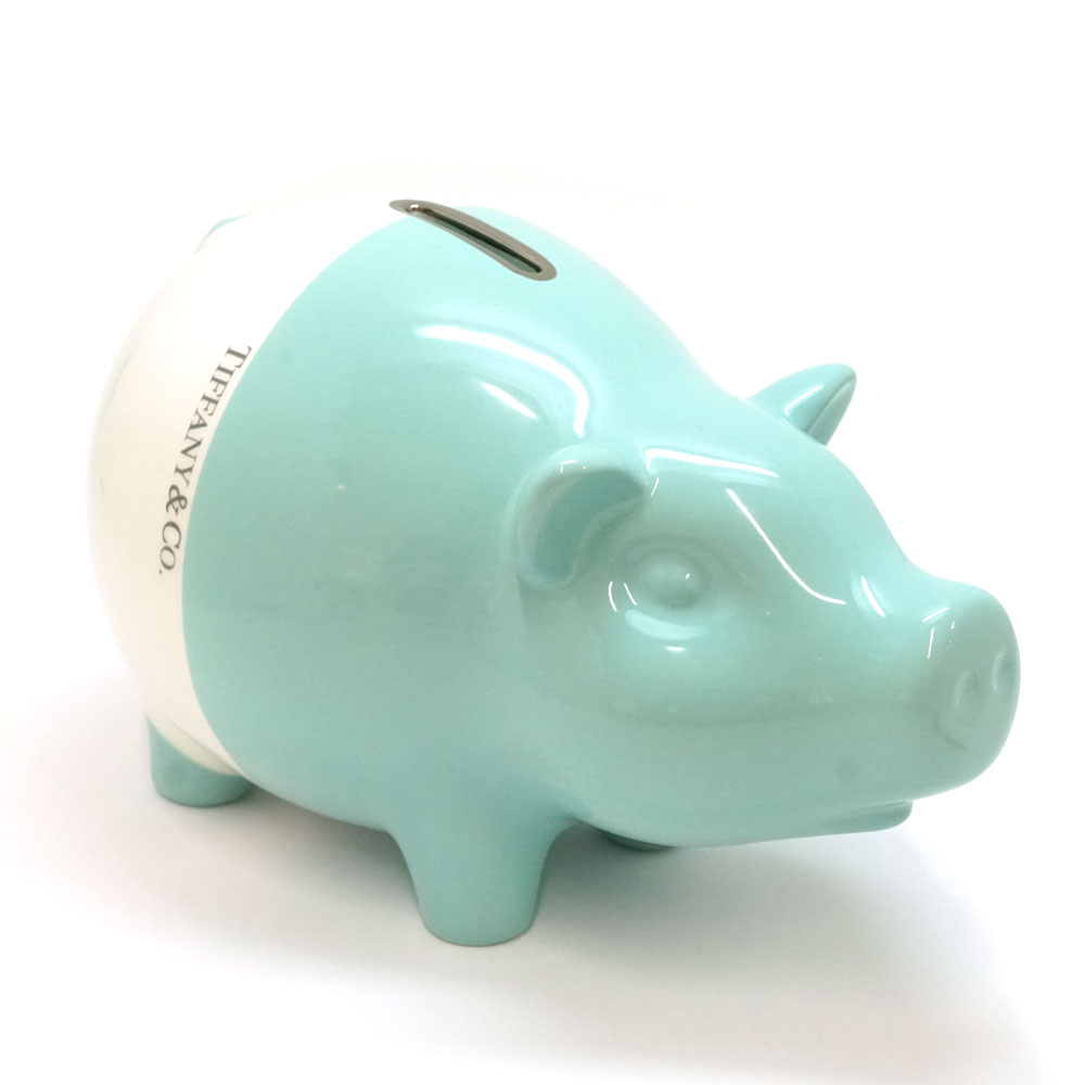 楽天市場】ティファニー Tiffany&co. ピギーバンク 豚の貯金箱【中古
