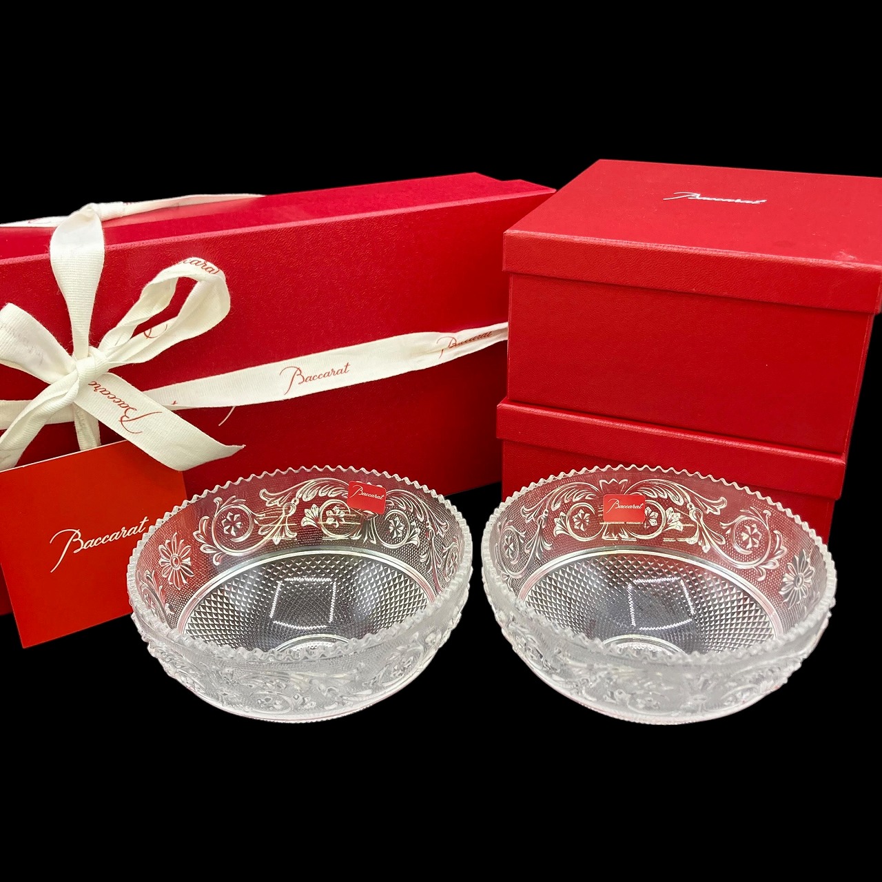 楽天市場】【未使用】｜Baccarat バカラ アラベスク スモールボウル 2