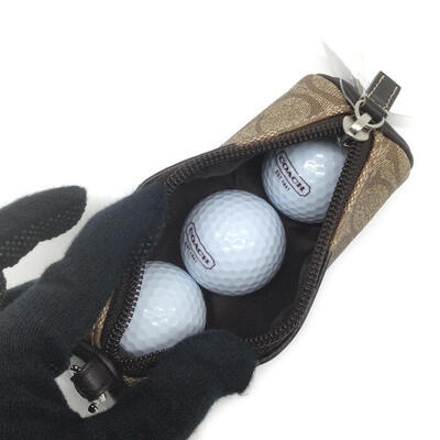 楽天市場】COACH コーチ F61709・F61437 ゴルフボールケース・ティー