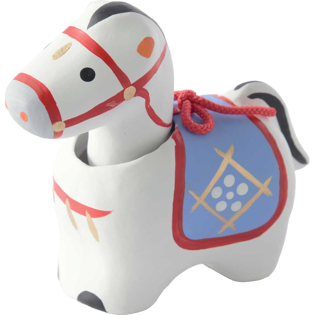 楽天市場】送料無料｜会津張子 首振り招福午（小）｜野沢民芸｜干支 午