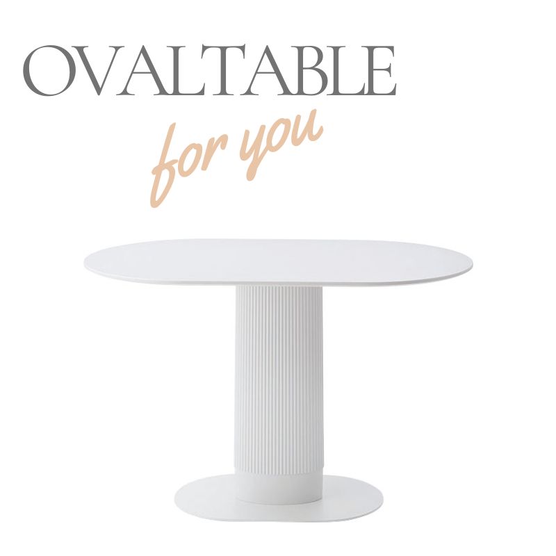 楽天市場】CAMILA TABLE（PT-998WH) 120サイズ 楕円形 楕円テーブル