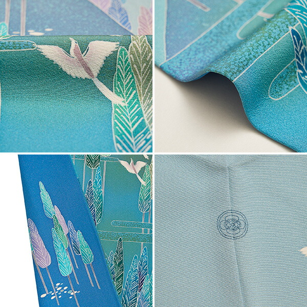 楽天市場】村上淳二山辺の風景模様京友禅 訪問着【中古】 : 銀座かわの屋