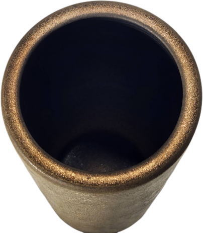 楽天市場】金彩松皮寸胴花入 10号 （信楽焼き・陶器・花瓶・花入れ