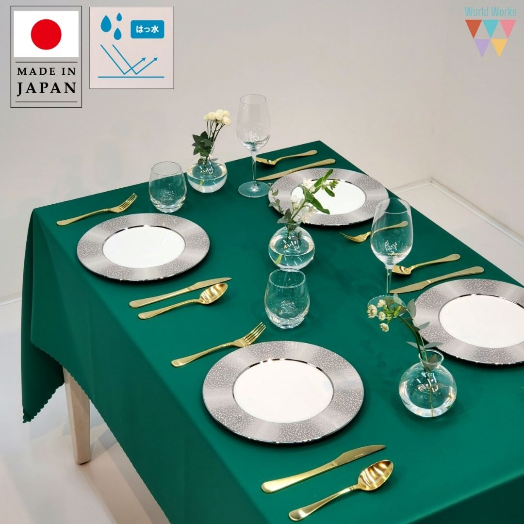 楽天市場】【送料無料】テーブルクロス グリーン 受付クロス
