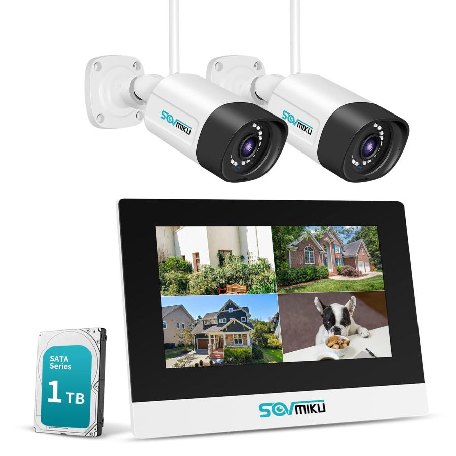 楽天市場】【双方向音声1TB HDD内蔵 】 防犯カメラ ワイヤレスSovmiku