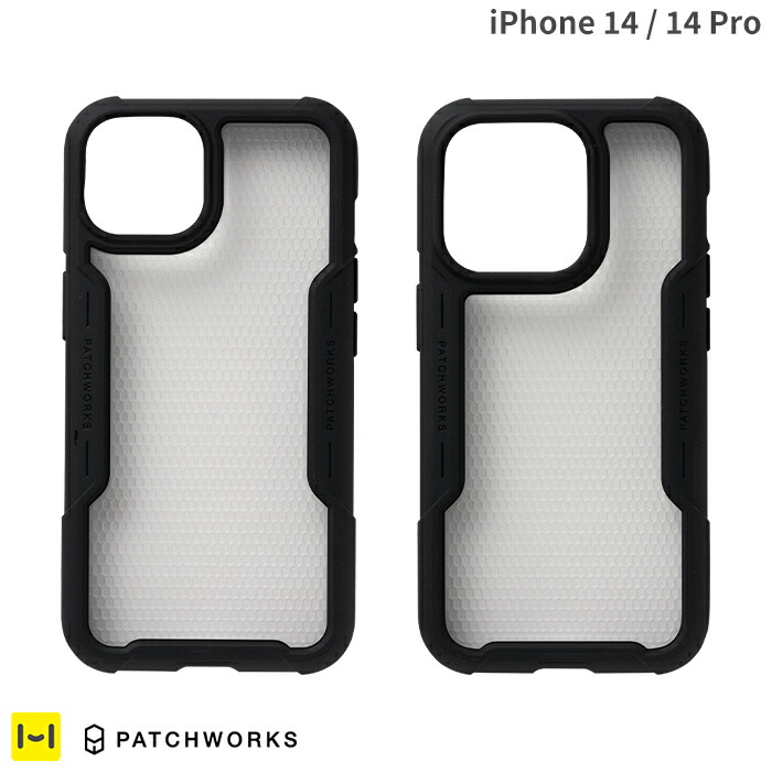 楽天市場】iphone14 iphone14pro ケース クリア 耐衝撃 PATCHWORKS